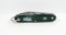 Green Colonial 4-Blade Utility Knife. With Advertising