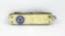 Vintage 4-Blade Lobster Pen Knife Made in Italy. Cracked Ice Celluloid Scal