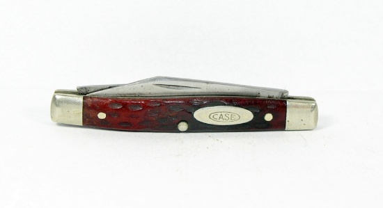 1940-1964 Case xx Serpentine Pen Jack Knife. Pattern 6233. Redbone Scales.