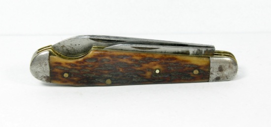 Berkshire Cut Co. USA 2-Blade Easy Open Teardrop Jack Knife. Nice Genuine J