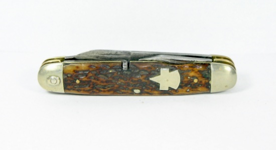 E.C. Simmons Keen Kutter 4-Blade Utility Jack Knife. Has Saber Ground Spear