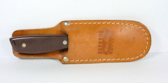 Imperial Providence RI USA Hunting Kife with 4" Drop Point Blade. Checkered