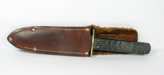 1920s-1930s KA BAR Union Cut Co. Olean, NY 5" Saber Blade Bowie Hunter Knif