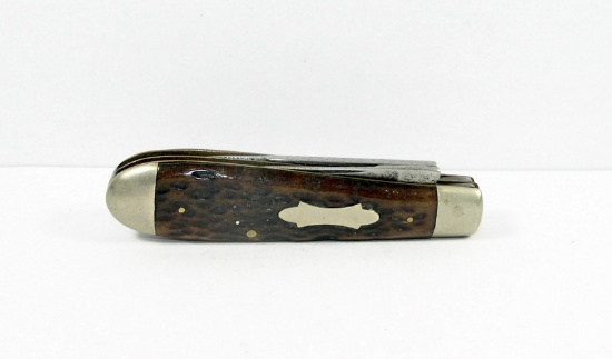 1853-1914 American Shear & Knife Teardrop Jack Knife. Saber Ground Spear Ma