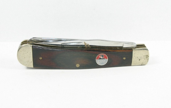 1989 Case xx USA 1-Dot E255SS Trapper Jack Knife. Wildlife Collector Series