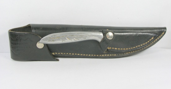 Barteaux Brothers, Oregon, Hand-Made Fixed Blade Knives. Twin Set Skinner a