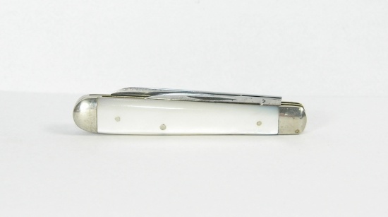 Pre 1930 New York Knife Company Walden, NY Genuine Pearl Gents Jack Knife.