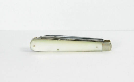 Early 1900s Ulster Knife Co. Ellenville, NY Barehead Pearl Handled Jack Kni