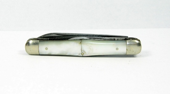 c. 1893-1916 H.S. Bettes Hdw Co. Paris, Texas 3-Blade Pearl handled Baloon