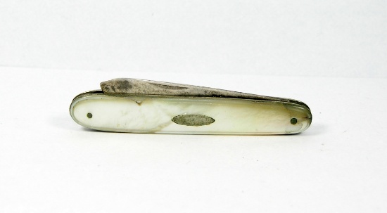 1923 J.Y. Cowlishaw Sheffield, England Equal End Stering Silver Fruit Knife