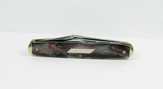 Pre 1940 Imperial Providence, RI Jr. Cattle Jack Knife. Clip & 2-Pen Blades