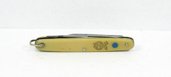 Scarce Pre-1930 Schatt& Morgan Titusville, PA Shadow Pen Knife. Watertfall