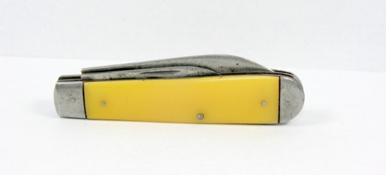 Pre 1951 KA-BAR Olean,NY Jack Knife with Spear and Pen Blades that have goo