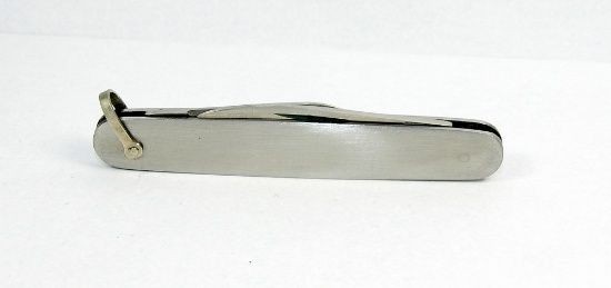 1980 Case XX USA 10-Dot #M279R Pen Knife. All Stainless Steel w/Bail.