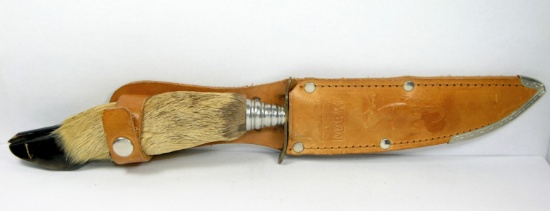 Edge Mark Solingen Germany # 20465 Deer Hoof Hunting Knife.