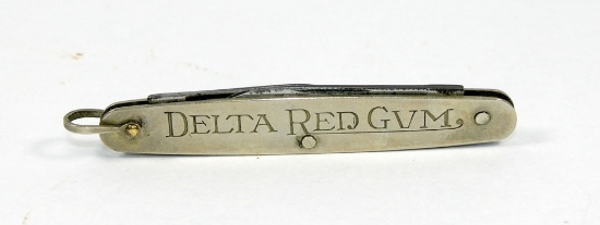 Vintage All Metal Advertising Pen Knife. St Louis Lumber Co and Delta Red G