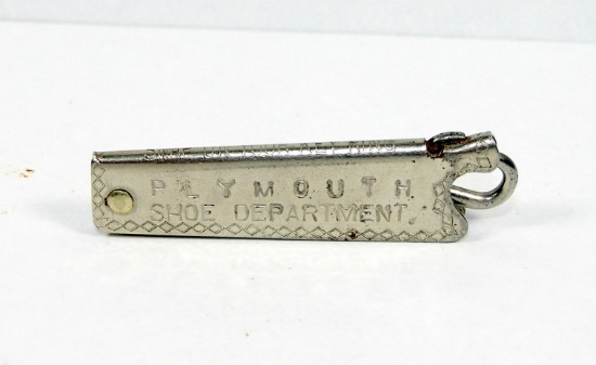 1903 JLS Mfg. Co. New NJ Folding Hook Advertising "Hanan Shoes"