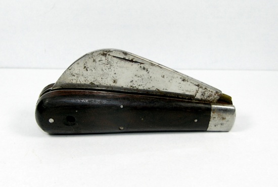 Vintage Camillus Liner Lock Hawkbill Pruner. Unsharpened w/some Oxidation.
