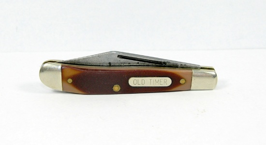 Schrade USA 12OT Old Timer 1-Blade Peanut JackKnife. Made Prior to US Facto