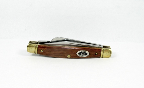 2003 Ducks Unlimited Schrade+USA LTD 3-Blade Jr Stockman Knife. One Year Be