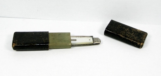1848 (Very Early) Geo. Unite, Birmingham English Sterling Silver Fruit Knif