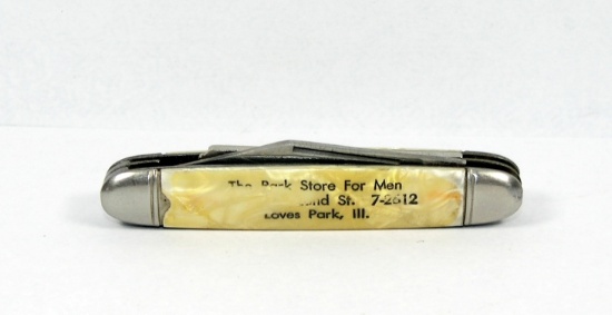 Imperial (Car Key) Jack Knife. Advertising "The Park Store For Men" Loves P
