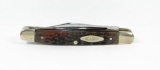 1970 Case xx USA 10-Dot Pattern 6227 Serpentine Jack Knife. Jigged Bone Sca