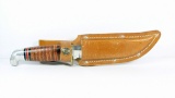 1986 Western USA Longmont, CO. L66 Hunting Knife. 4-1/2