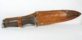 Post WWII Kutmaster (Utica) M-3 Fixed Blade Knife For Civilian Market. Etch
