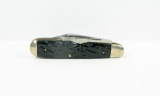 Boker USA Harness Jack Knife Clip and Leather Punch Blades Nice Rough Black