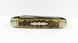 1920s JACK KNIFE BEN Chicago Cattle Knife. Worn Spear Master Blade with Mat
