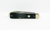 1930s Original Winchester Jacl Knife Black Plastic Shields with Small Diamo