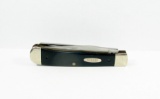 1994 Case xx USA6-Dot 2254SS Trapper Jack Knife. Slick Black Scales & Oval