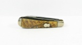 c. 1900 New York Knife Co. Hammer Brand Curved Jack Knife. Rare Early Pickb