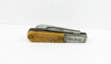 1930s Remington RB46 Barlow Jack Knife. Sheepfoot & Pen Blades. Sawn Bone H