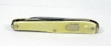 1865 Henry Sears & Son Eureka Pen Jack Knife. Made in USA. Cracked Ice Scal