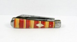 Shapleigh Hdwe Co Diamond Edge Curved Harness (punch) Jackknife. Great Cand