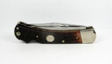 Remington R-3 Lockback Folding Hunter Knife. By Camillus. Jigged Delrin. Cl