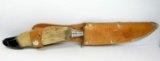 Edge Mark Solingen Germany # 20465 Deer Hoof Hunting Knife.