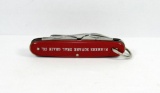Red Imperial 5-Blade Knife. Farmers Square Deal Grain Co, Advertising.