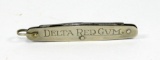 Vintage All Metal Advertising Pen Knife. St Louis Lumber Co and Delta Red G