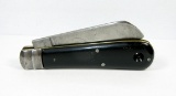 Joseph Rodgers Sheffield, England. Sailor's Rope Knife. Slick Black (celluo