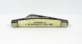 Hammer Brand (Imperial) Congress Pocket Knife. Advertising: Compliments of