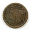 9.    1851  U.S. Braided Hair Half Cent