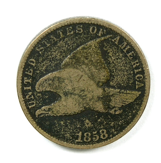20.  1858  U.S. Flying Eagle Cent  Small Letters