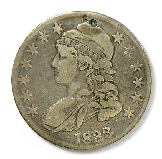 86.  1833   Capped Bust 50 Cent