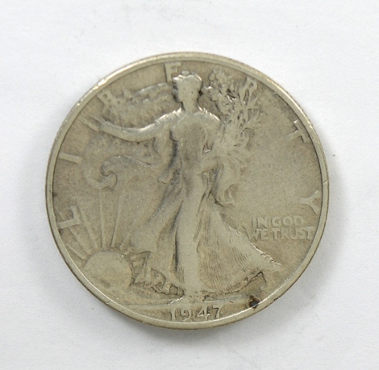 201.    1947-D  Walking Liberty Half Dollar