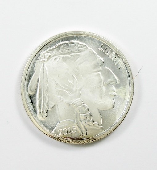 207.    2015  1 Oz. Silver Rd. “Buffalo Nickel”