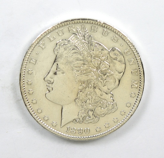 257.    1890 Morgan Silver Dollar