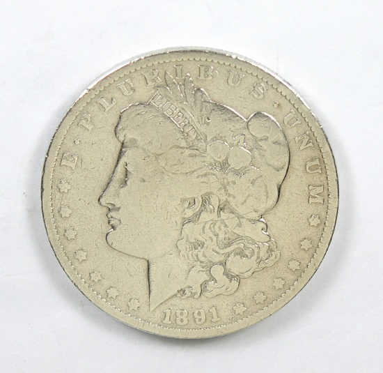 261.    1891 Morgan Silver Dollar